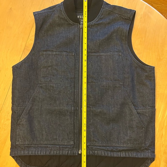 Filson Denim Insulated Work Vest - Picture 9 of 13